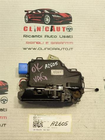 SERRATURA ANTERIORE SINISTRA VOLKSWAGEN Polo 4° Serie 3B1837015AQ (0109)