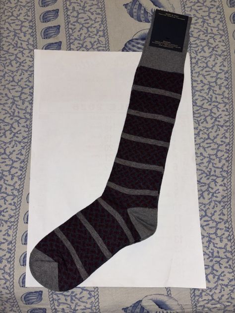 CALZE NUOVE DA UOMO IN COTONE E SETA FIRMATE ORIGINALI DRUMOHR,MADE IN ITALY - Foto 6