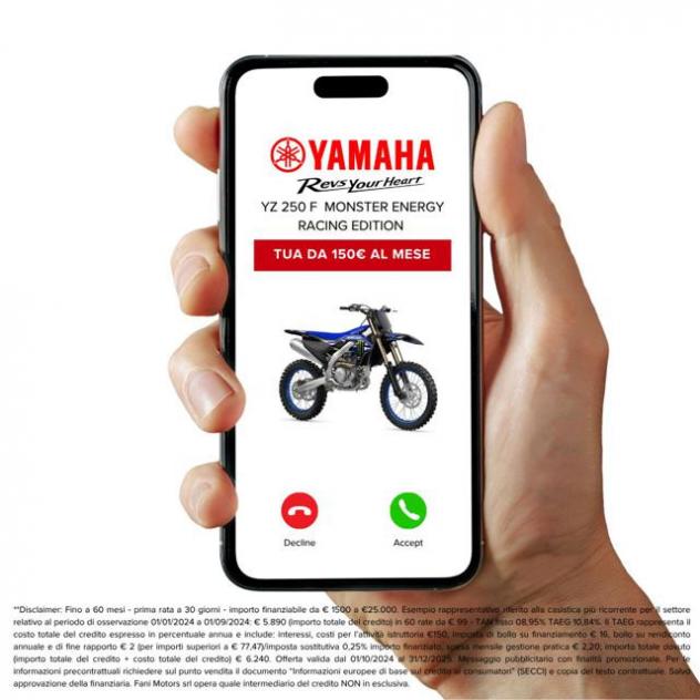 YAMAHA YZ 250 F 2027 MONSTER ENERGY YAMAHA RACING EDITION - Foto 3