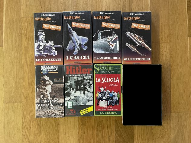 Lotto n. 7 vhs nuove sigillate