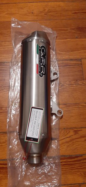 Impianto scarico g.p.s ktm
