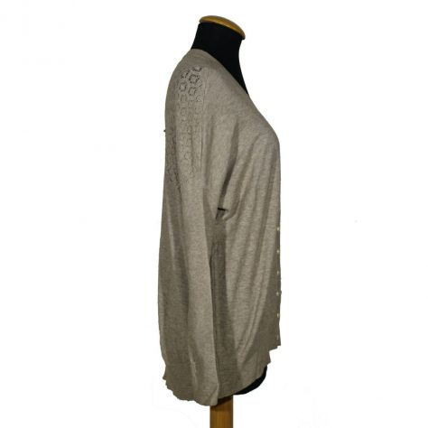 Maglione cardigan beige - tg. M - Foto 5