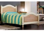 Camere Da Letto In Legno Rustiche: Letto Singolo Profili Verdi