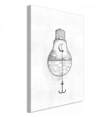 Quadro -Con La Lampadina Cm. 40x60 ARREDALACASA