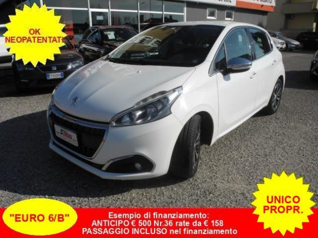 PEUGEOT 208 1.6 BlueHDi 75cv 5p. - OK NEOPATEN. -Uni Propriet. rif. 23456629