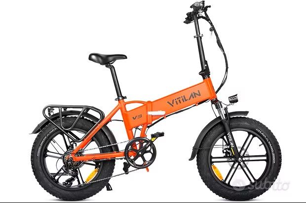 FAT BIKE PIEGHEVOLE V3 2.0 VITILAN 750w 48v NEW - Foto 4