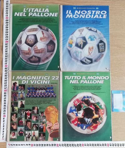 4 inserti mondiale Speciale Italia 90 TV Sorrisi e Canzoni