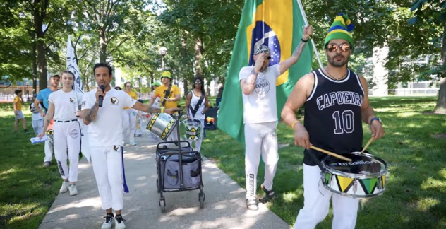 Capoeira Brasil Parata di Capoeira afro-brasiliana