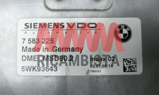 5WK93643 BMW E90 320i centralina motore Siemens VDO - Foto 2