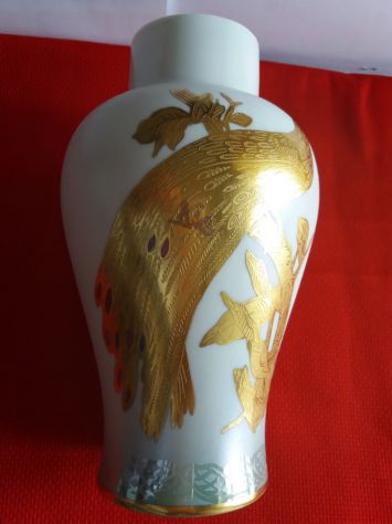 Vaso porcellana ( l'uccello del paradiso ) - Foto 3