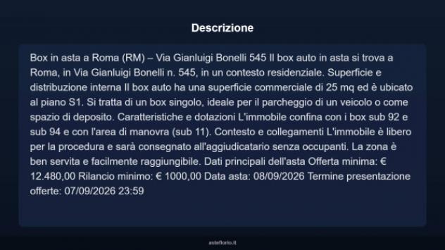 Immobile in asta di 25 m² in vendita a Roma - Foto 10