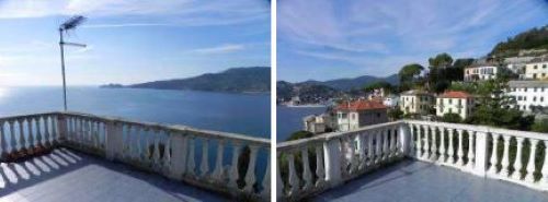 Rif. 4777 – Zoagli – Villa indipendente – Vista mare mozzafiato – Sulla scoglier - Foto 8