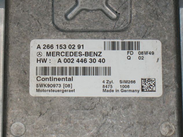 A2661530291 ECU CENTRALINA MERCEDES SIM266 08W49 A0024463040 5WK90973 - Foto 2