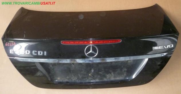 COFANO POST.(in alluminio) NERO MET  Carrozzeria  Lamierati esterni  Cofano  Cofano ant. MERCEDES - Classe E 4 porte - 01-04-2009 - 01-02-2013