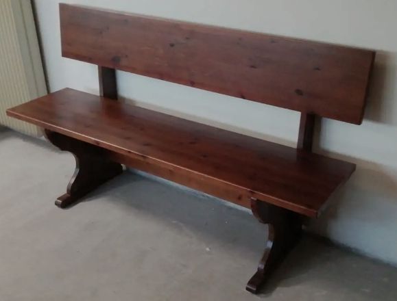 Panca e tavolo  legno  per birreria,  rosticceria  pub - Foto 3
