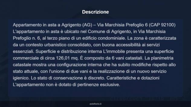 Immobile in asta di 126 m² in vendita a Agrigento - Foto 7