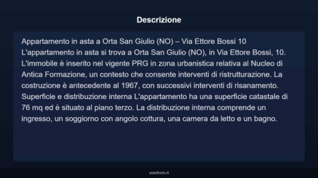 Immobile in asta di 76 m² in vendita a Orta San Giulio - Foto 3