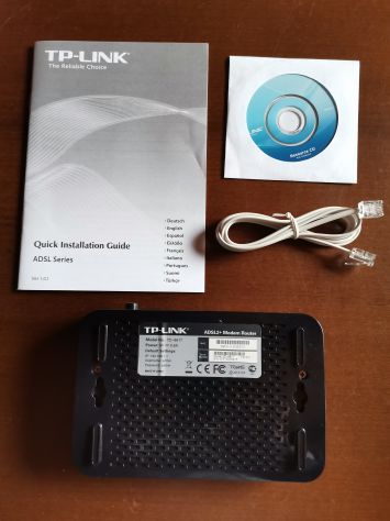 MODEM ROUTER ADSL2+ TP-LINK TD 8817 - Foto 2
