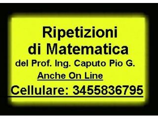 RIPETIZIONI DI MATEMATICA ON LINE