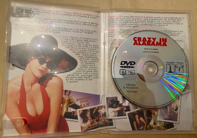 Dvd Pazzi in Alabama Melanie Griffith - Foto 3