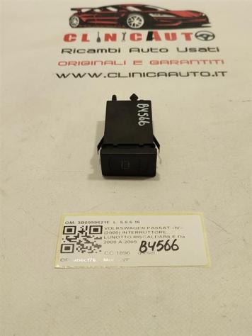 PULSANTE INTERRUTTORE SBRINA LUNOTTO POST. VOLKSWAGEN Passat Berlina 3° Serie 3B0959621E AVF (0005)