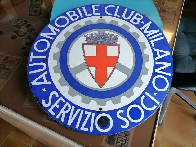 INSEGNA ORIGINALE AUTOMOBILE CLUB MILANO