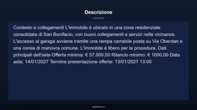 Immobile in asta di 42 m², box auto in vendita a San Bonifacio - Foto 13