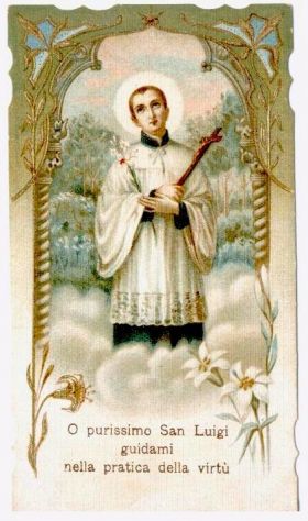 Santino San Luigi Gonzaga