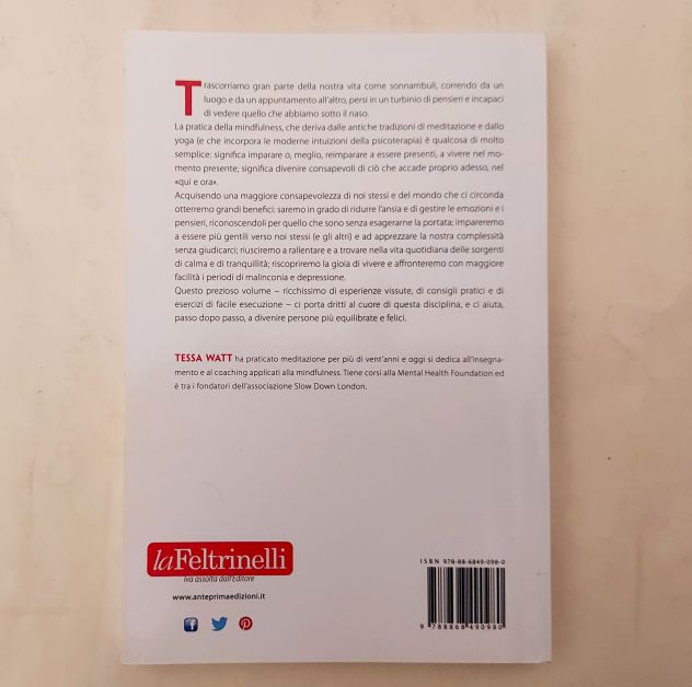 Mindfulness. Istruzioni per l'uso di Tessa Watt 1°Ed.Anteprima, settembre 2017 - Foto 3