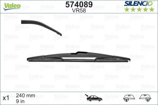 VALEO Spazzola tergi, universale 574089