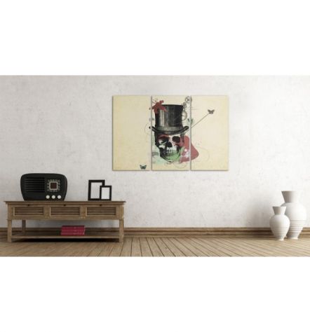 Quadro Teschio Col Cappello ARREDALACASA - Foto 2