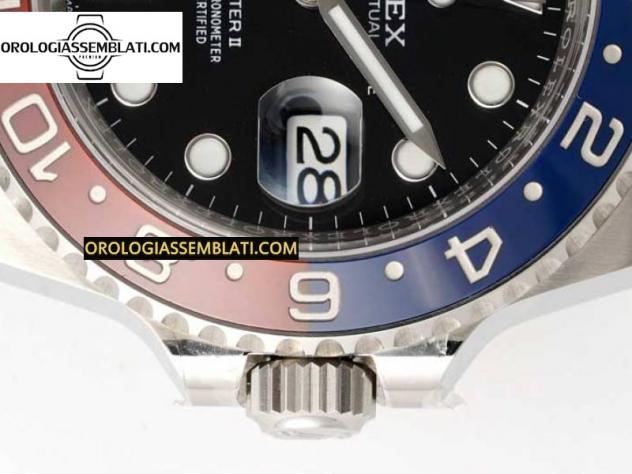 Rolex Replica GMT-MASTER II 126710 CERAMICA BLU/ROSSA MIGLIOR EDIZIONE SUL BRACCIALE OYSTER 3285 - Foto 15