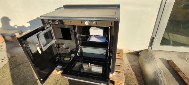 Termocucina termostufa caldaia a legna risparmio - Foto 3