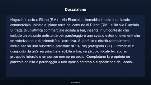 Immobile in asta di 107 m² in vendita a Riano - Foto 4