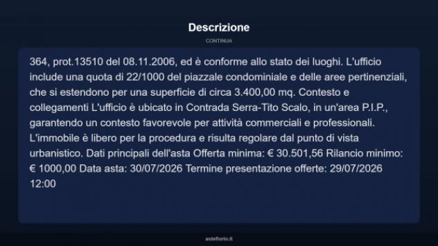 Immobile in asta di 94 m² in vendita a Tito - Foto 5