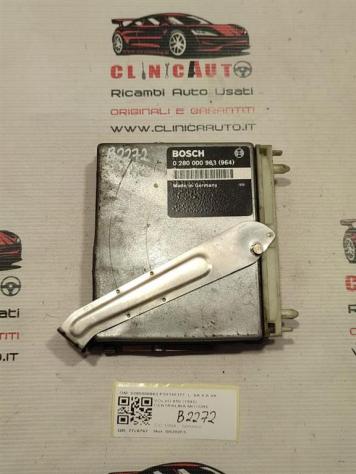 CENTRALINA MOTORE VOLVO 850 Berlina 0280000963 P09146177 B5202FS benzina 1984 (9201)