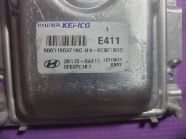 CENTRALINA INIEZIONE HYUNDAI I10 9001190371KC 39115-04411 1D84904Y Engine cont - Foto 5