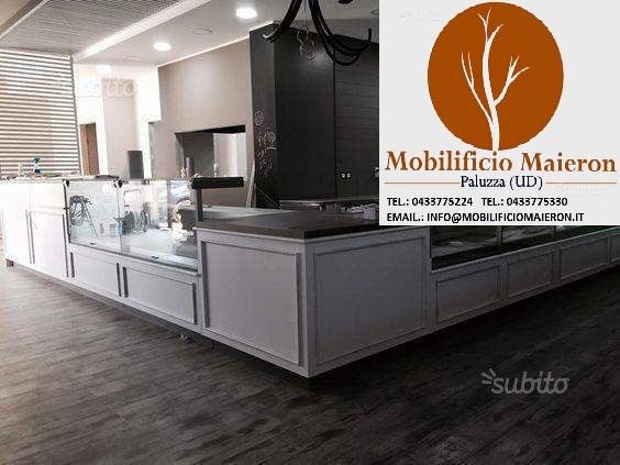 Banconi in Legno Per Arredamento Bar Pub Pizzerie Ristorante Nuovi - Foto 3
