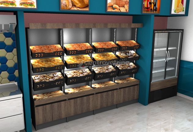 RETROBANCO PANOTECA DA 280 "BISTROT KIT 379"