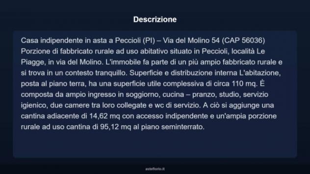 Immobile in asta di 110 m² in vendita a Peccioli - Foto 3