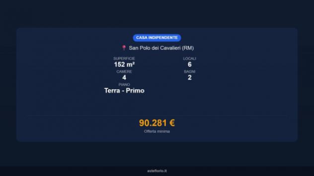 Immobile in asta di 152 m² con più di 5 locali in vendita a San Polo dei Cavalieri - Foto 16