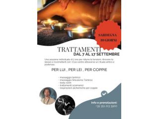 Massaggi - benessere Cagliari - A Cagliari Ritrova il tuo benessere coppia di operatori olistici Tel:3512133900