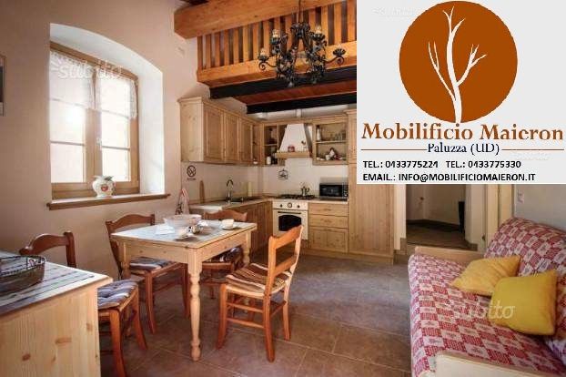 Mobili Rustici Country Cucine Rustiche in Legno Massello Nuove Non Usate Fabbric