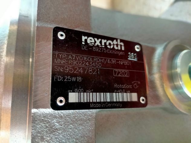 Pompa Rexroth A7VO160LRDH1/63R-NPB01 - Foto 5