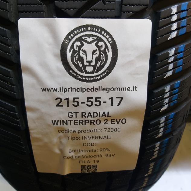 4 GOMME 215 55 17 GT RADIAL A72300 - Foto 2