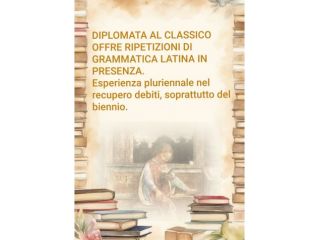 RIPETIZIONI in presenza di LATINO e altre materie