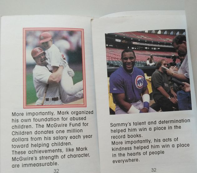 All Star Book Baseball USA - n.2 voll. illustrati - Mark McGuire e Sammy Sosa - Foto 2
