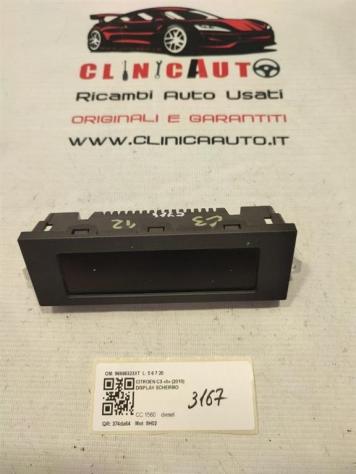 DISPLAY CITROEN C3 Serie 96666323XT (0915)