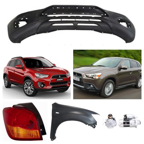 MITSUBISHI ASX 10-13 cofano paraurti musata airbag fanale radiatore