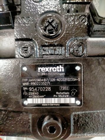 Pompa Rexroth A4VG56 per sollevatore Merlo - Foto 2
